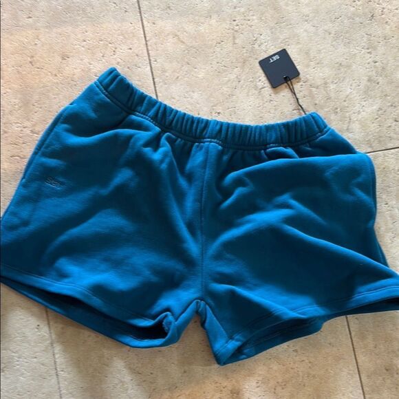 Teal Blue Women's Shorts by SET - Sweatpants - Size Medium - NWT - Picture 1 of 6
